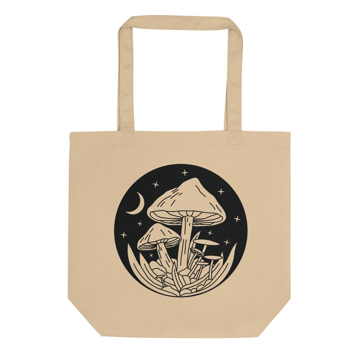 Horny Hermit Textless Mushrooms Eco Tote Bag