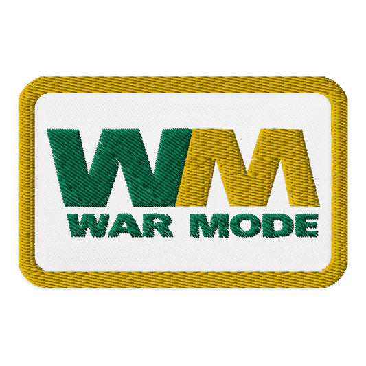 War Management Embroidered Patches