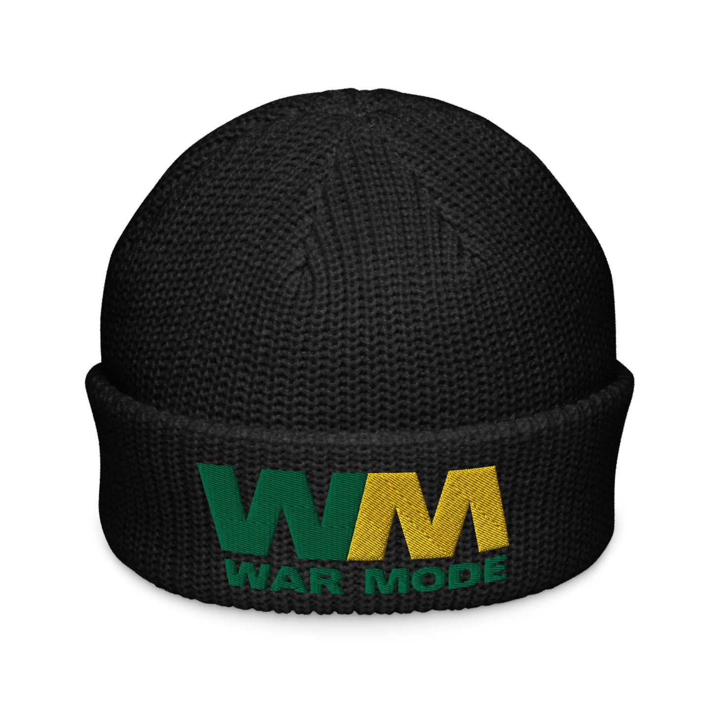 War Management Embroidered Fisherman Beanie