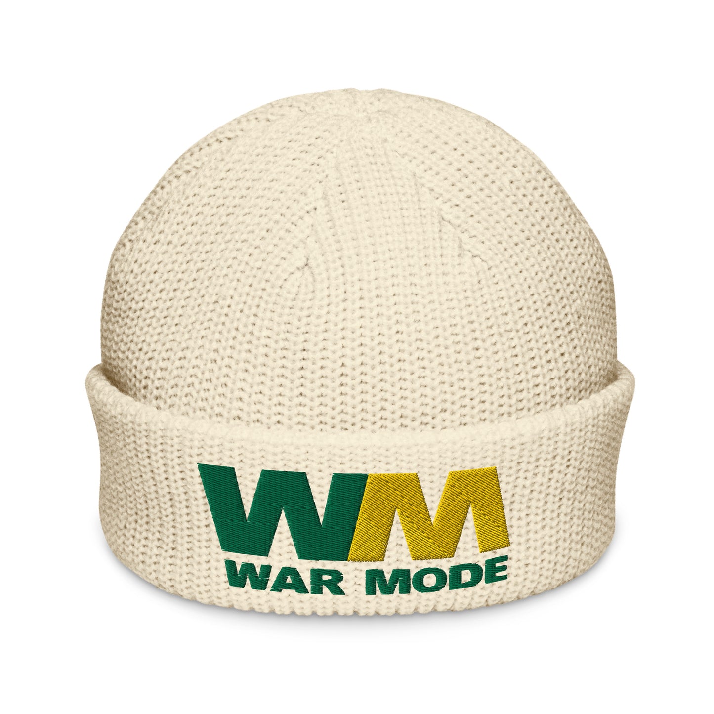 War Management Embroidered Fisherman Beanie