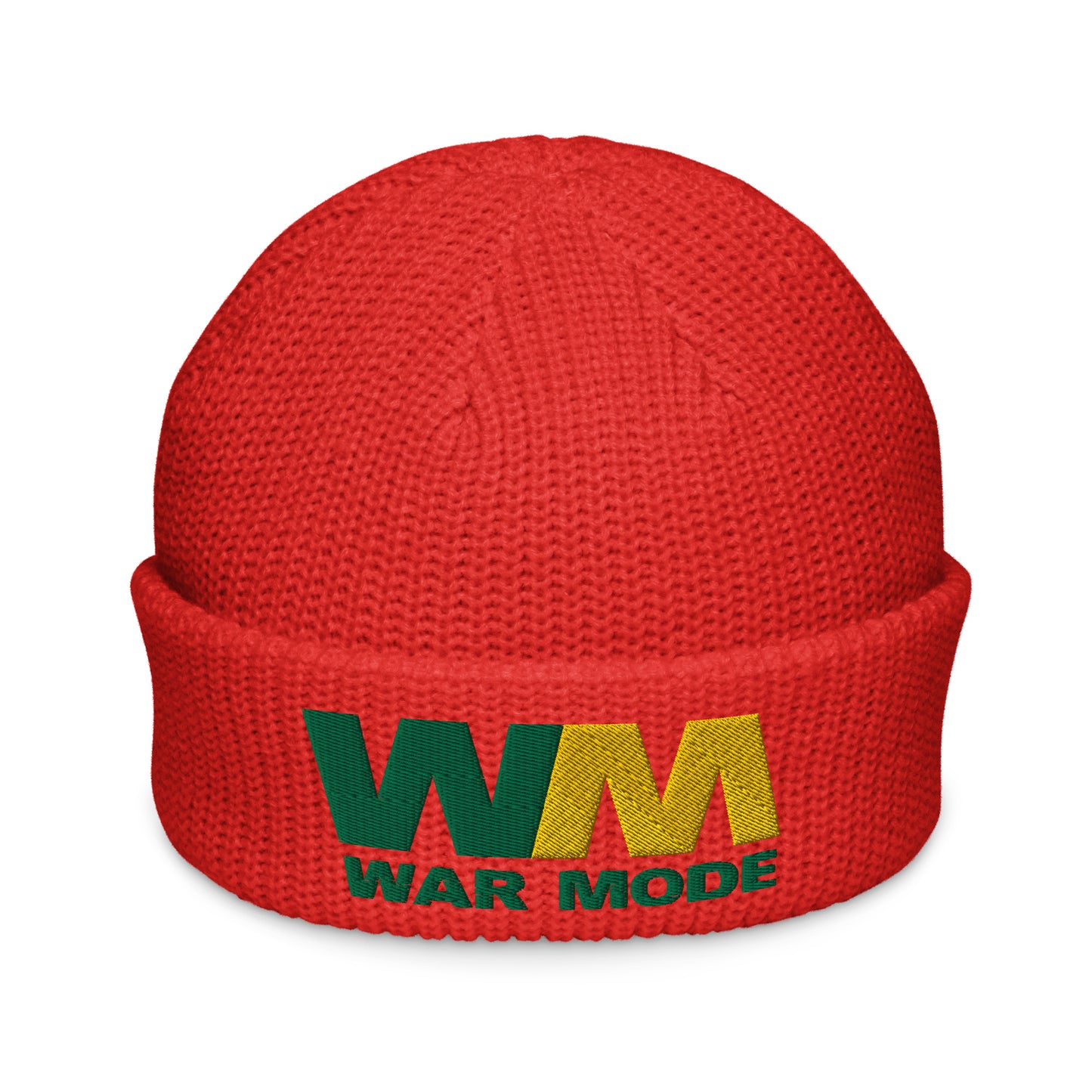 War Management Embroidered Fisherman Beanie