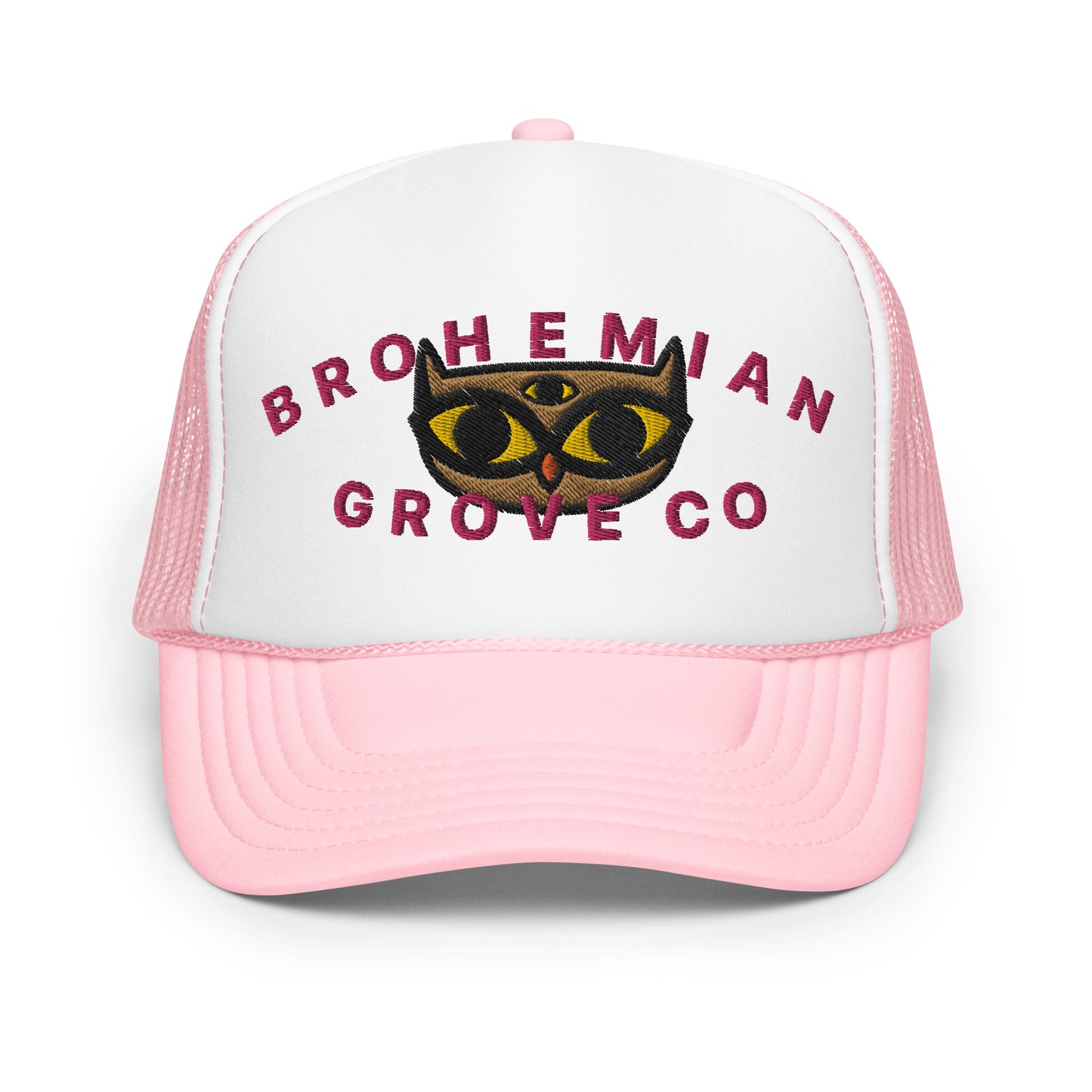 BGC Cute Owl Foam Trucker Hat