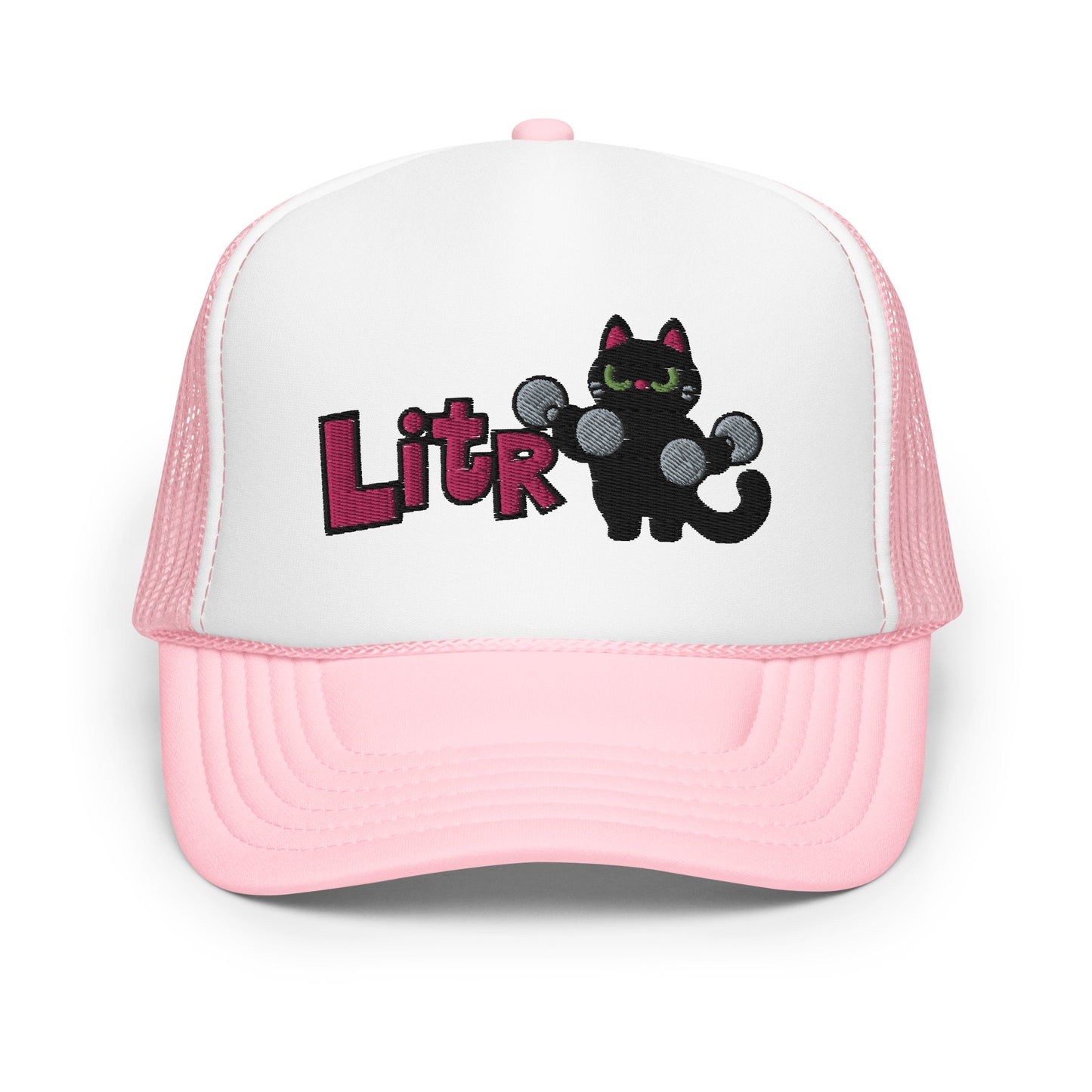 Lifting in the Ruins Catto Foam Trucker Hat