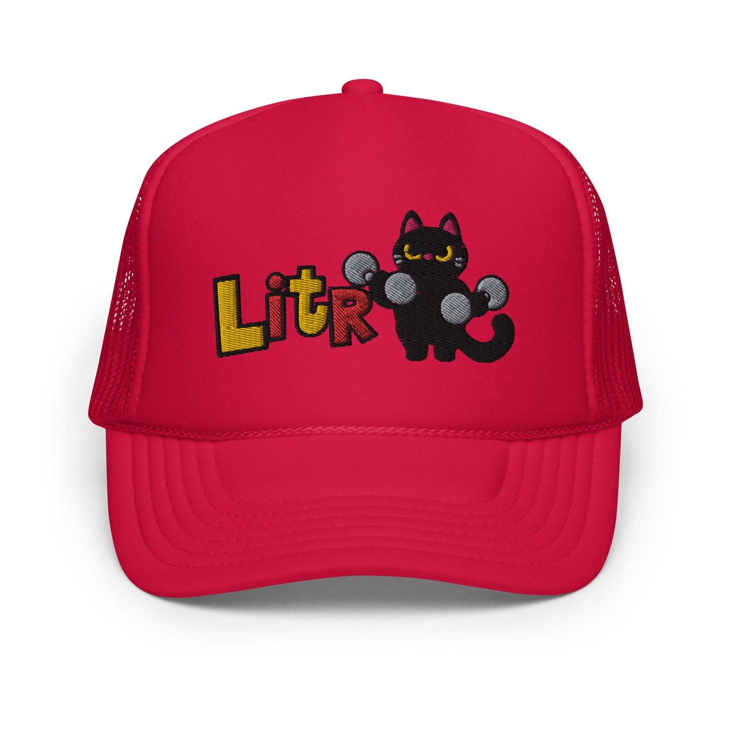 Lifting in the Ruins Catto Foam Trucker Hat