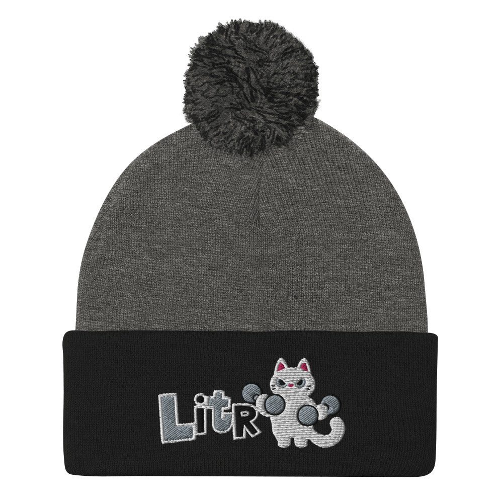 Lifting in the Ruins Catto Pom-Pom Beanie