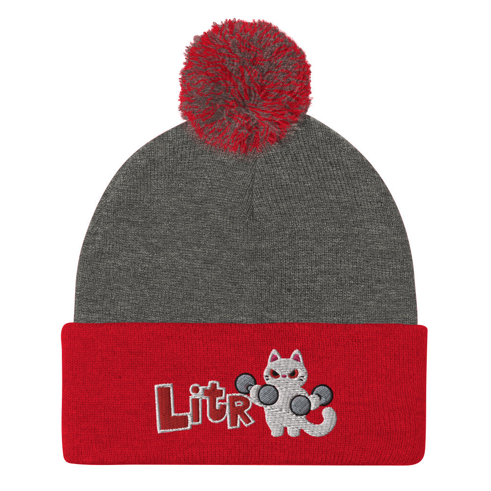 Lifting in the Ruins Catto Pom-Pom Beanie