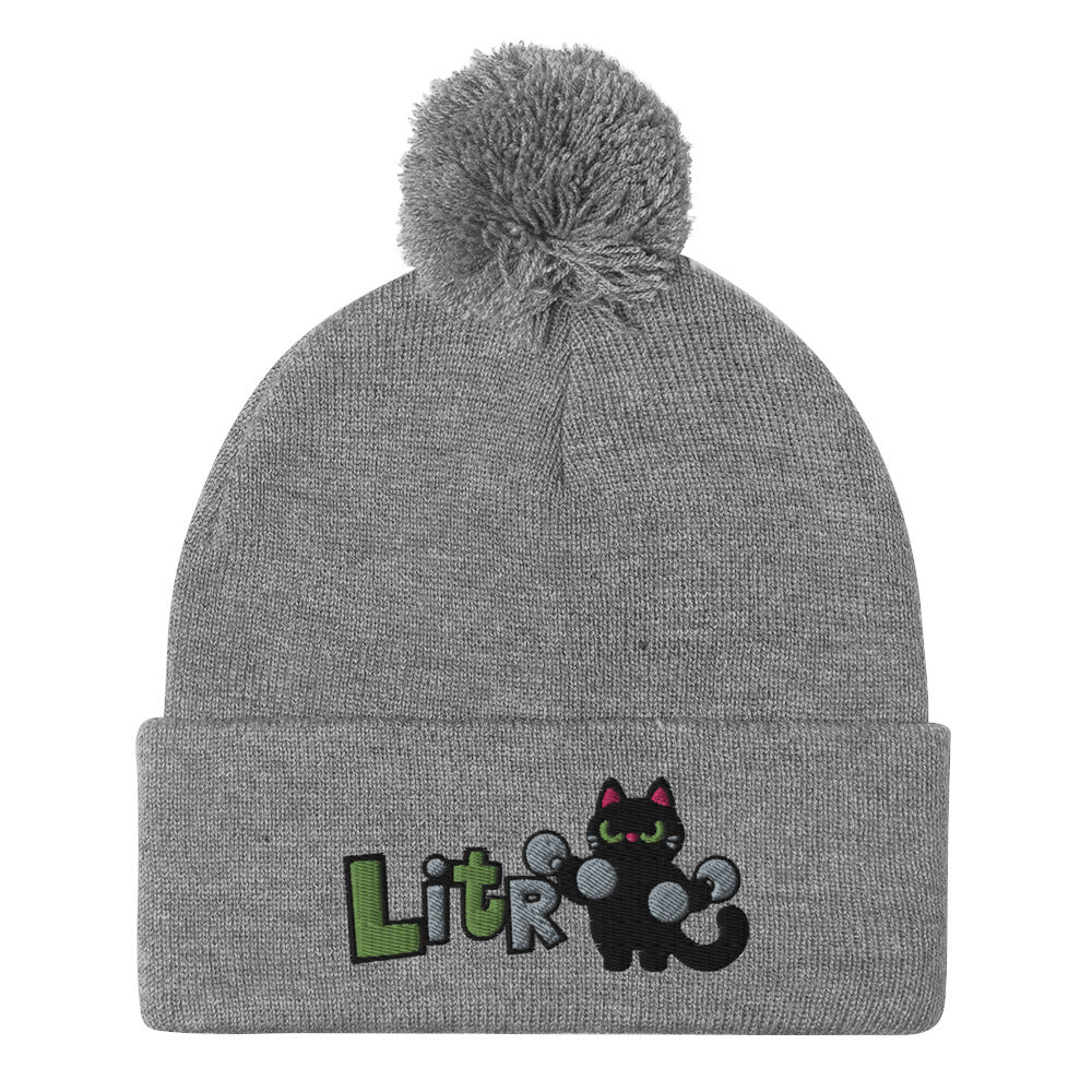 Lifting in the Ruins Catto Pom-Pom Beanie