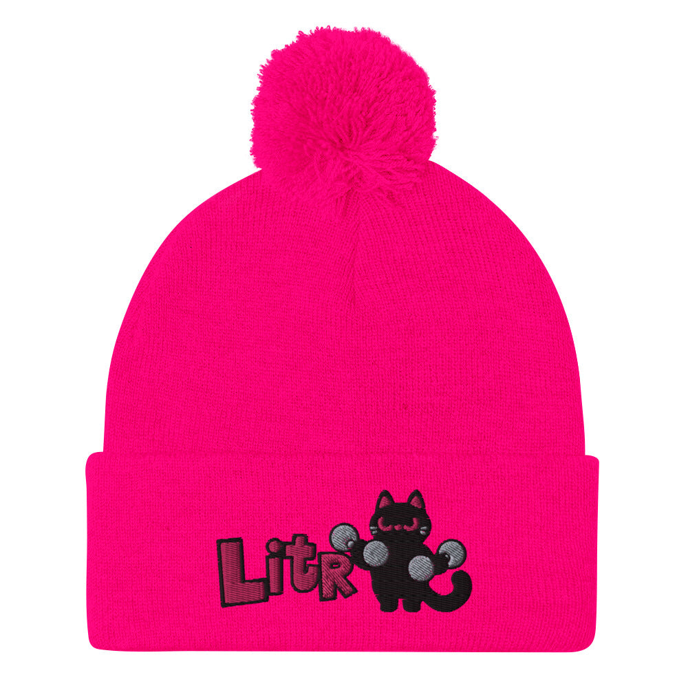 Lifting in the Ruins Catto Pom-Pom Beanie