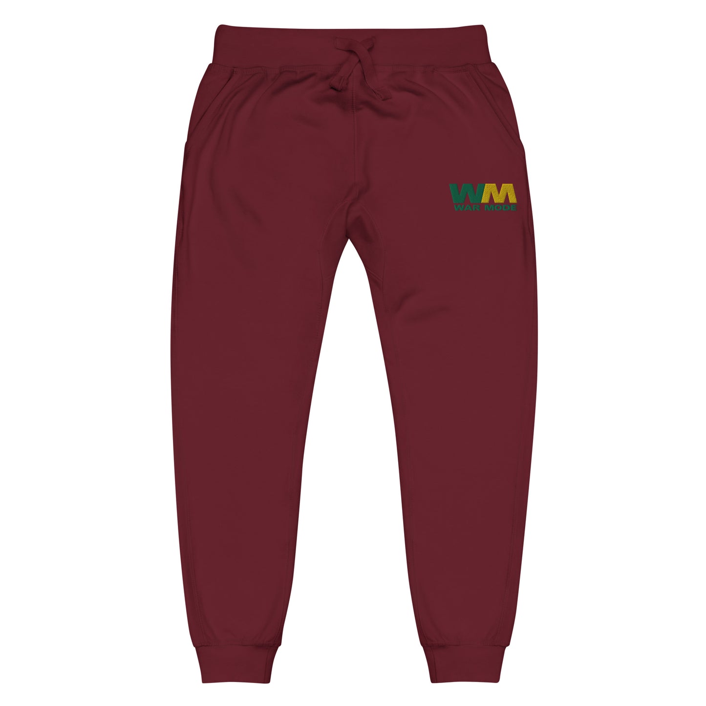 War Management Embroidered Unisex Fleece Sweatpants