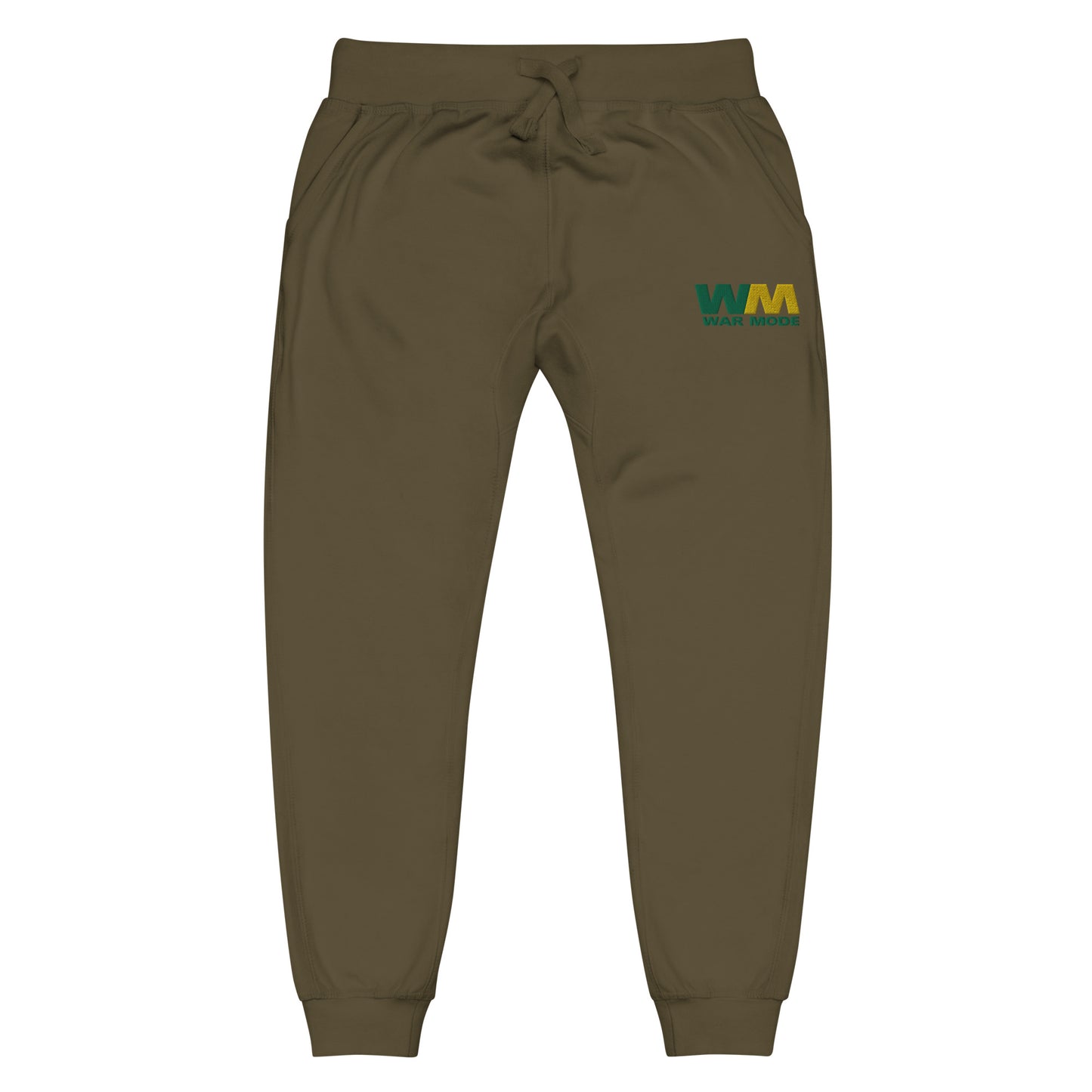 War Management Embroidered Unisex Fleece Sweatpants