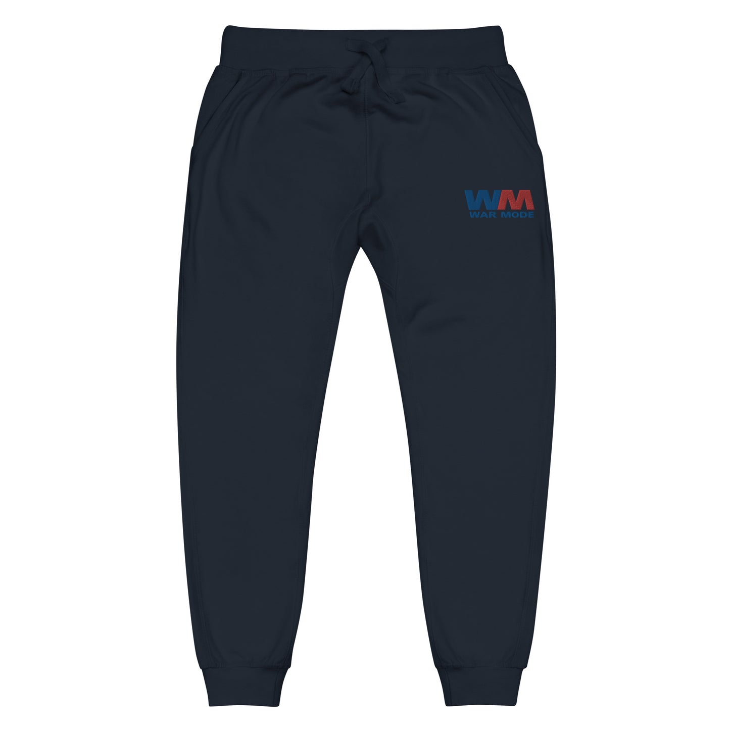 War Management Embroidered Unisex Fleece Sweatpants