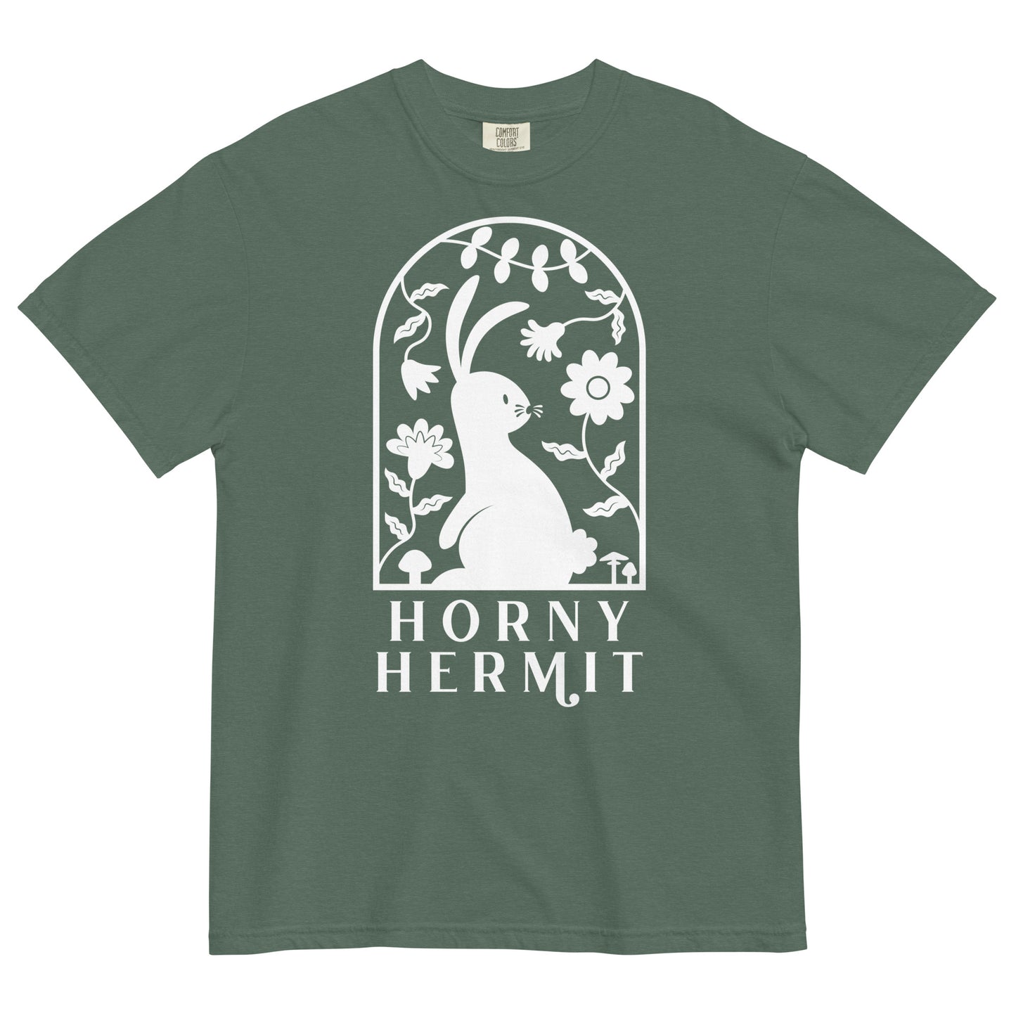 Horny Hermit Stacked Logo Unisex T-Shirt