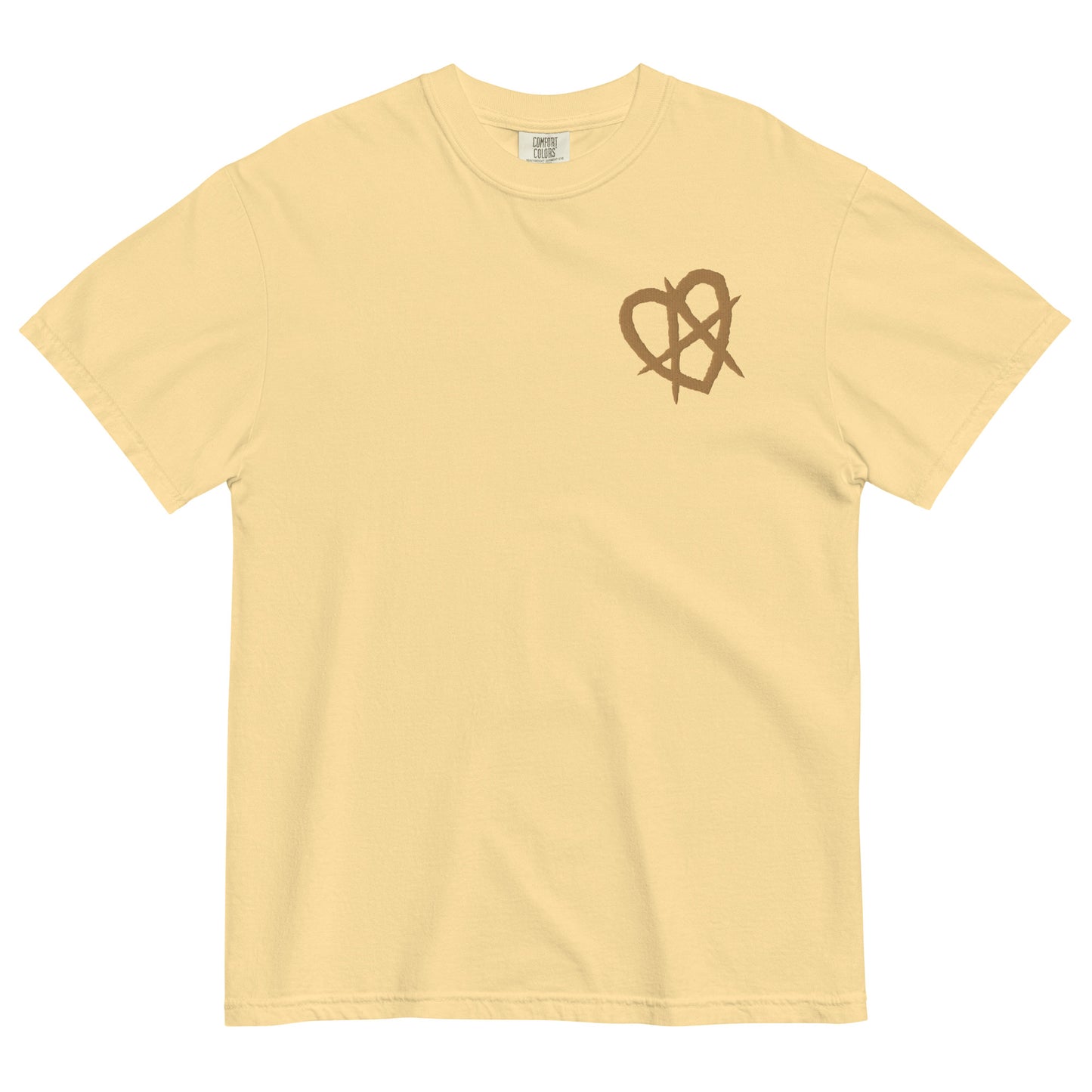 The Montauk Affect Anarchy Heart Embroidered Unisex T-Shirt