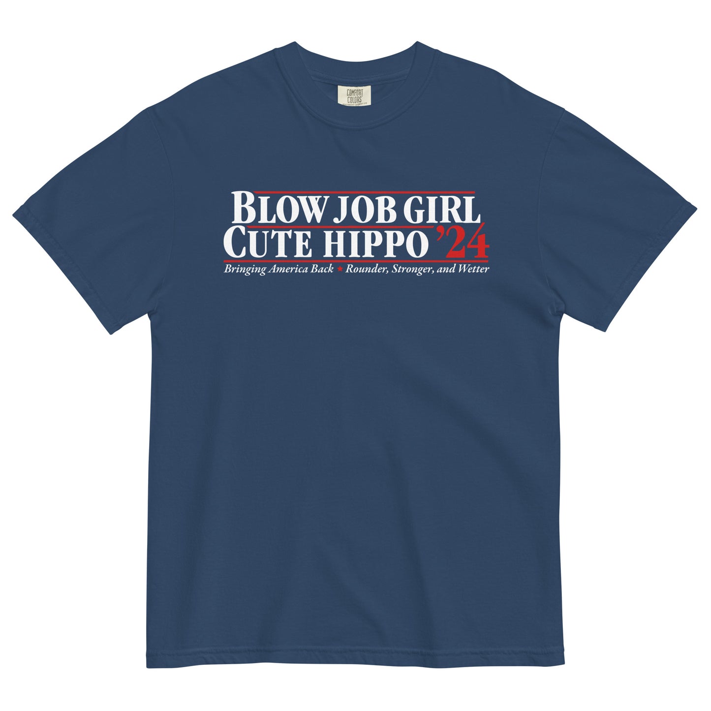 BJ Girl/Cute Hippo 2024 Unisex T-Shirt