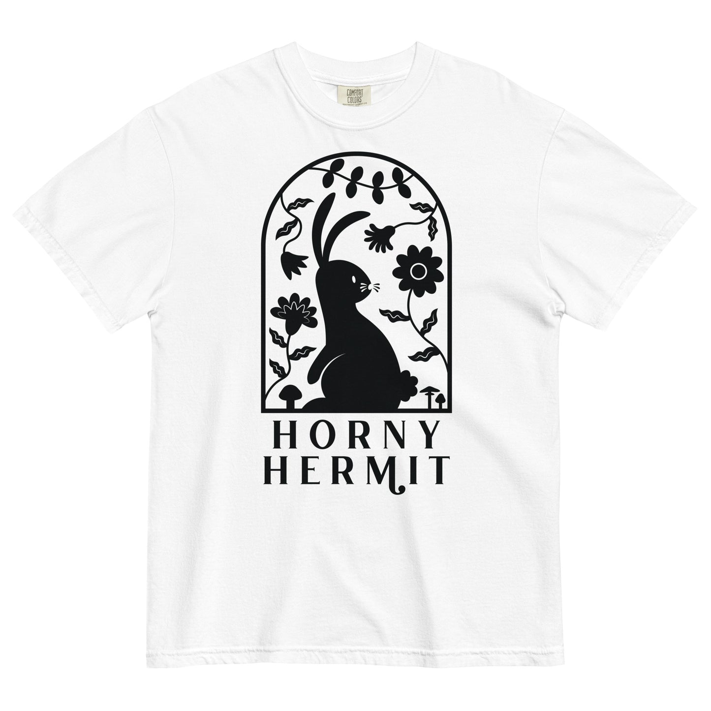 Horny Hermit Stacked Logo Unisex T-Shirt