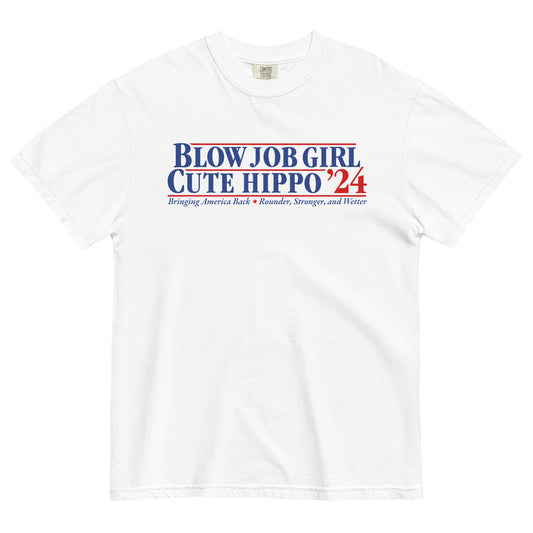 BJ Girl/Cute Hippo 2024 Unisex T-Shirt