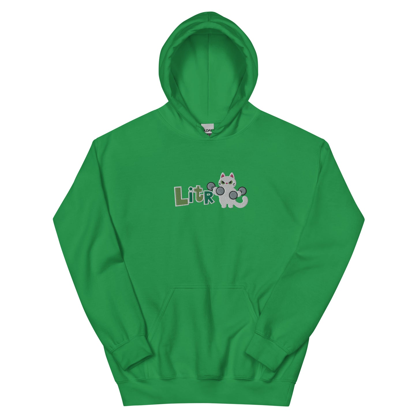 Lifting in the Ruins Catto Embroidered Unisex Hoodie