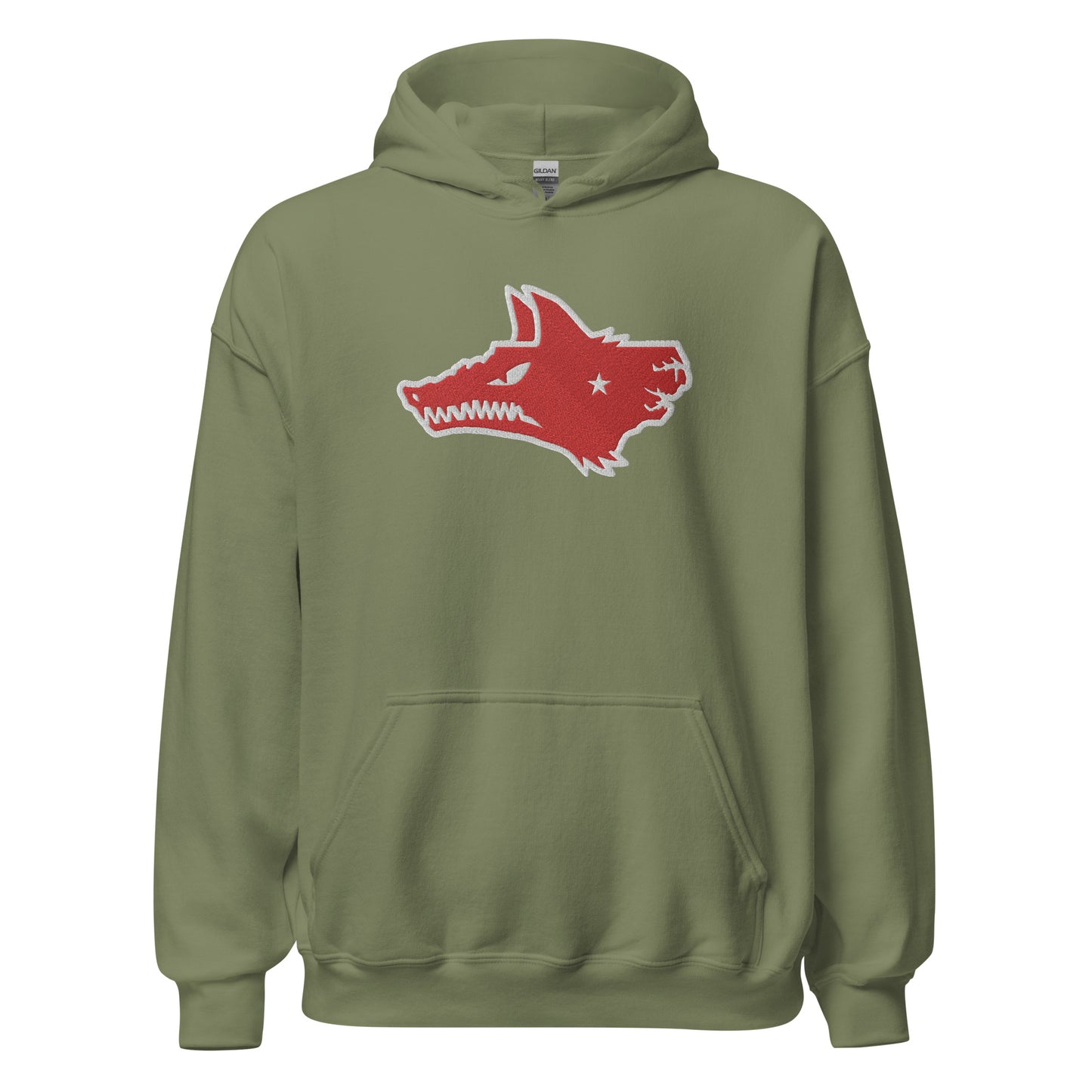 NC Wolf Embroidered Unisex Hoodie