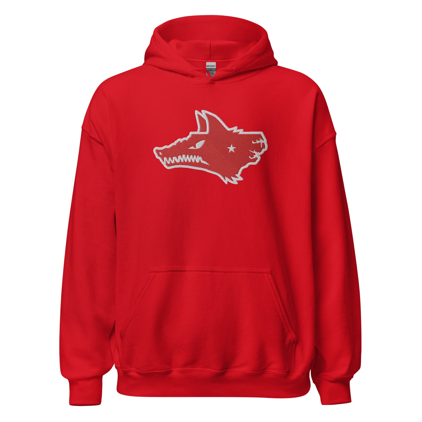 NC Wolf Embroidered Unisex Hoodie