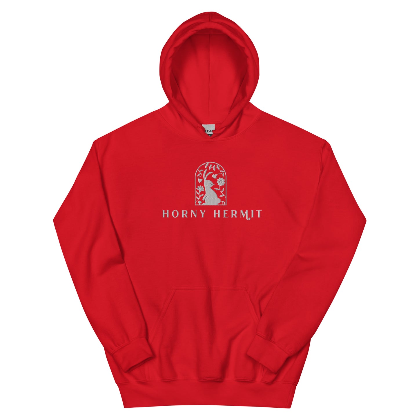 Horny Hermit Embroidered Unisex Hoodie