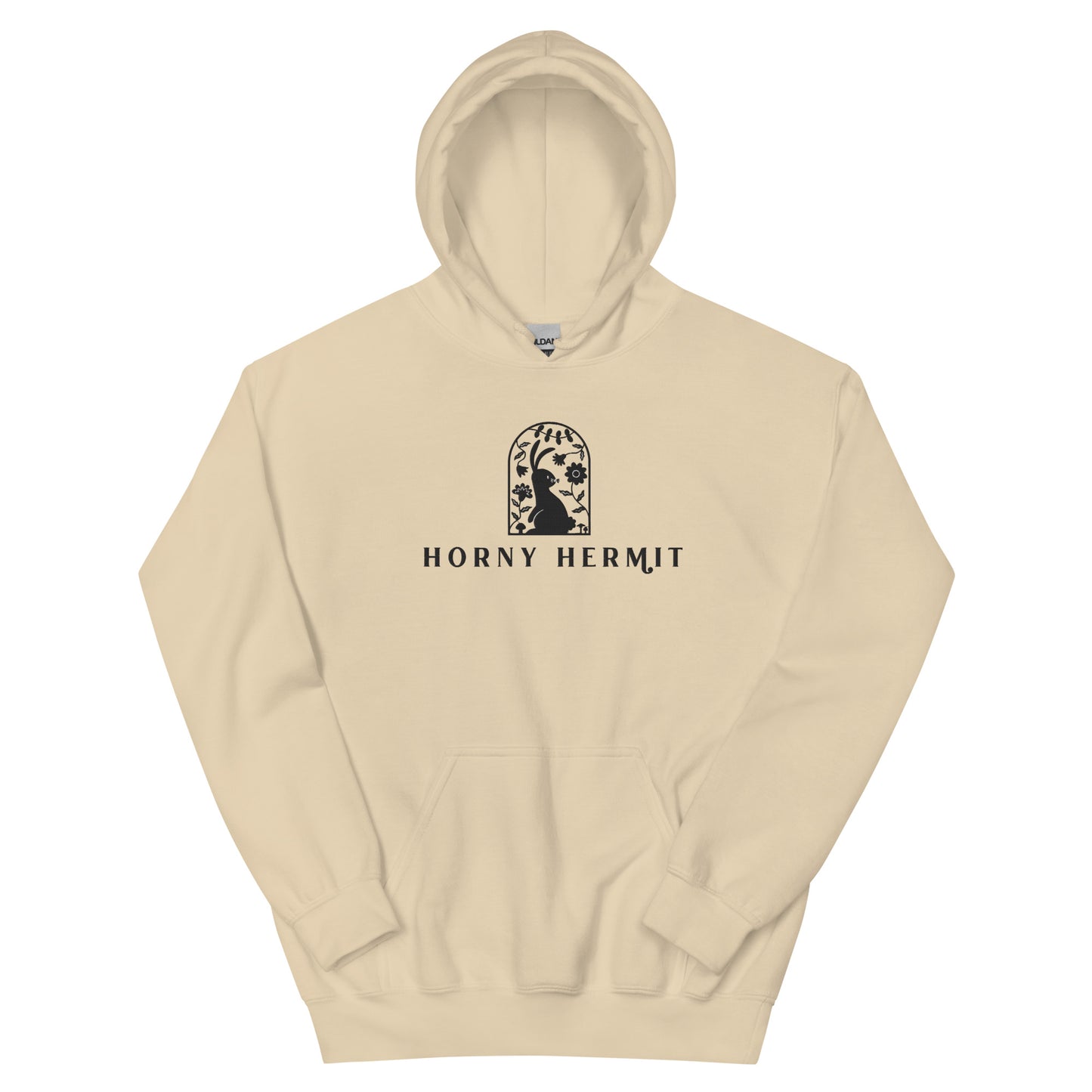 Horny Hermit Embroidered Unisex Hoodie