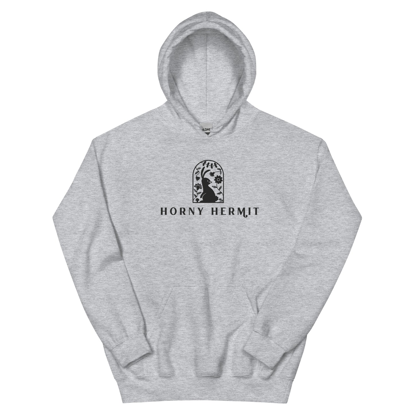 Horny Hermit Embroidered Unisex Hoodie