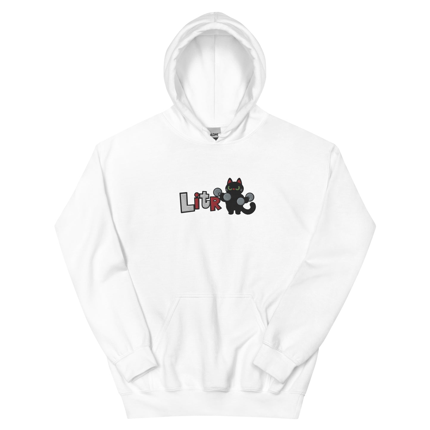 Lifting in the Ruins Catto Embroidered Unisex Hoodie