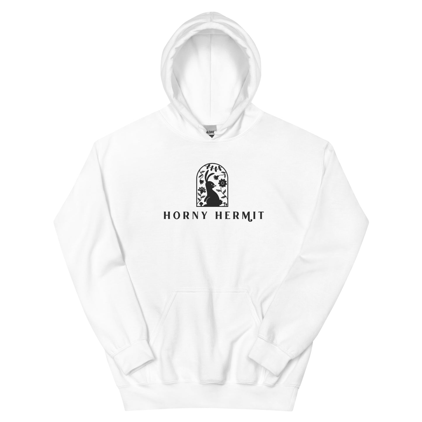 Horny Hermit Embroidered Unisex Hoodie