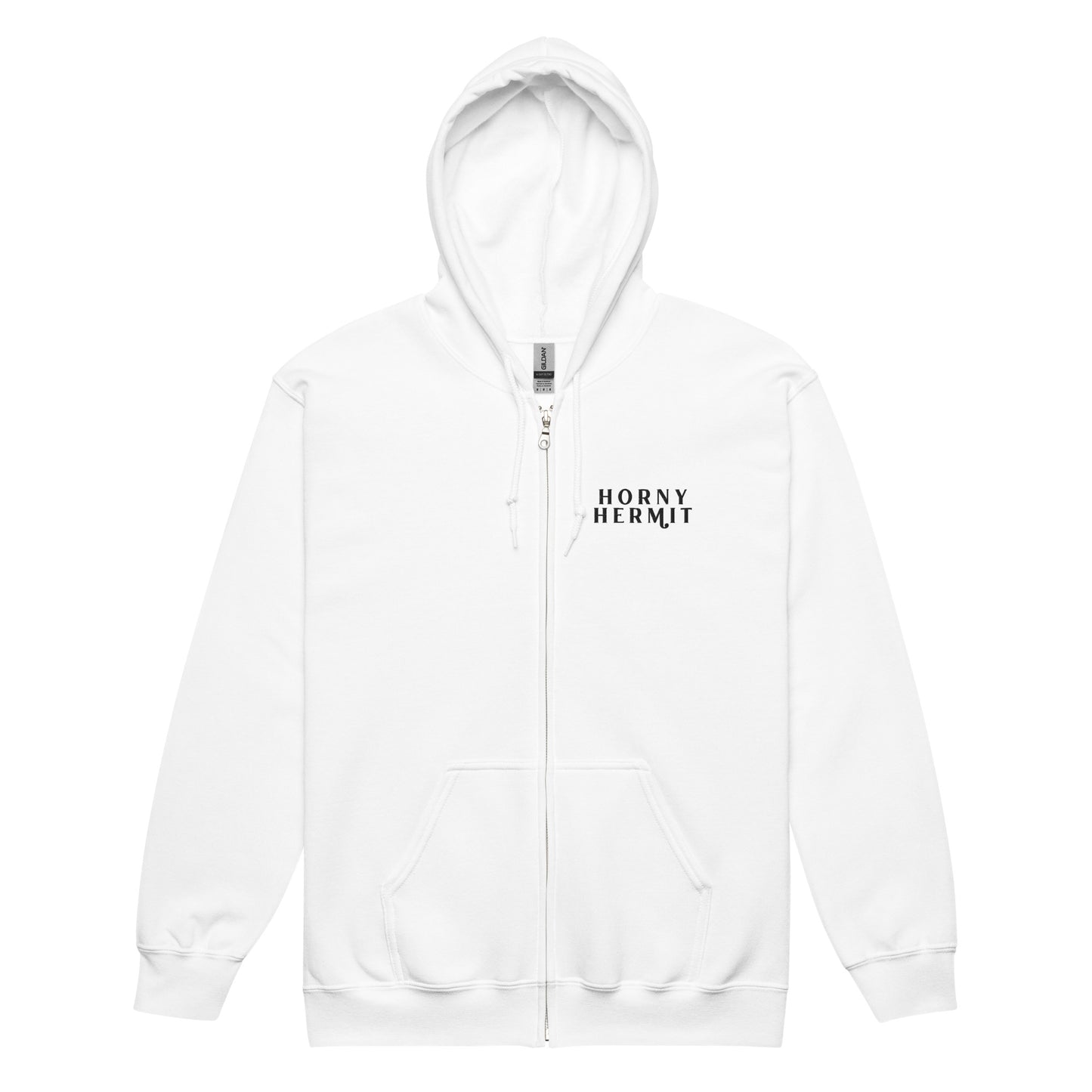 Horny Hermit Mushrooms Unisex Zip Up Hoodie