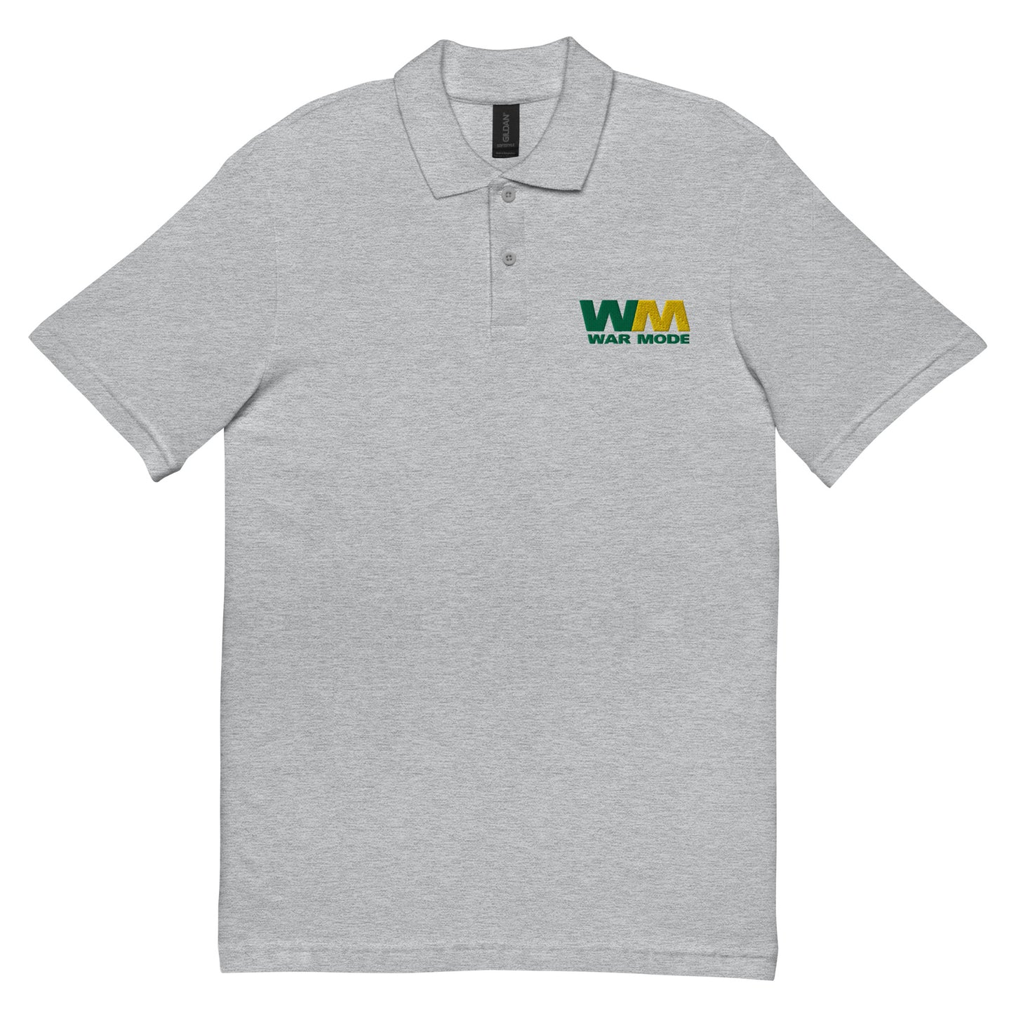 War Management Embroidered Unisex Pique Polo