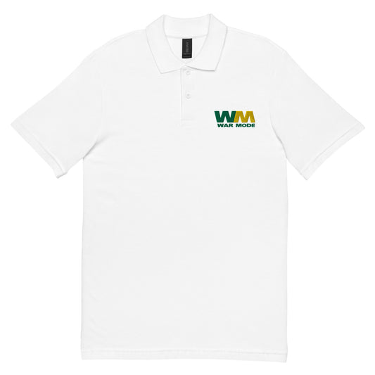 War Management Embroidered Unisex Pique Polo