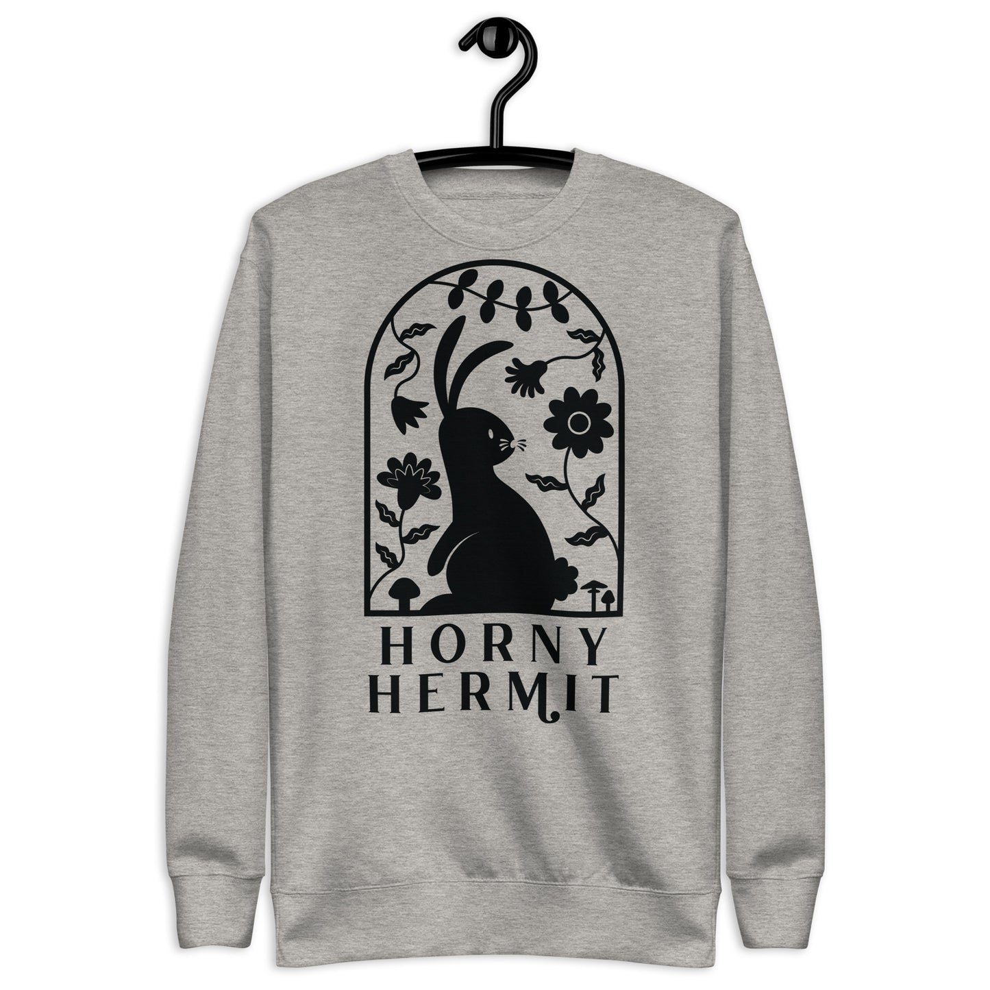 Horny Hermit Stacked Unisex Crew Sweatshirt