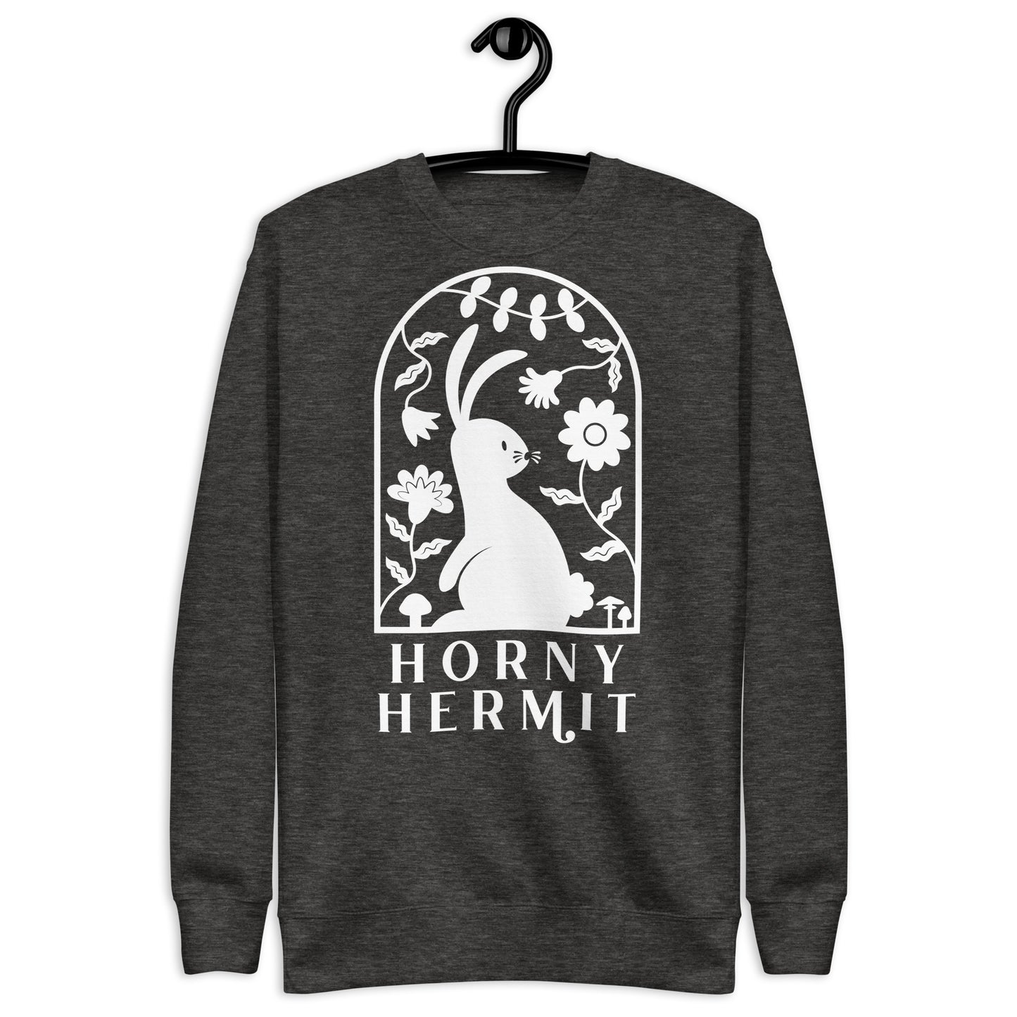 Horny Hermit Stacked Unisex Crew Sweatshirt