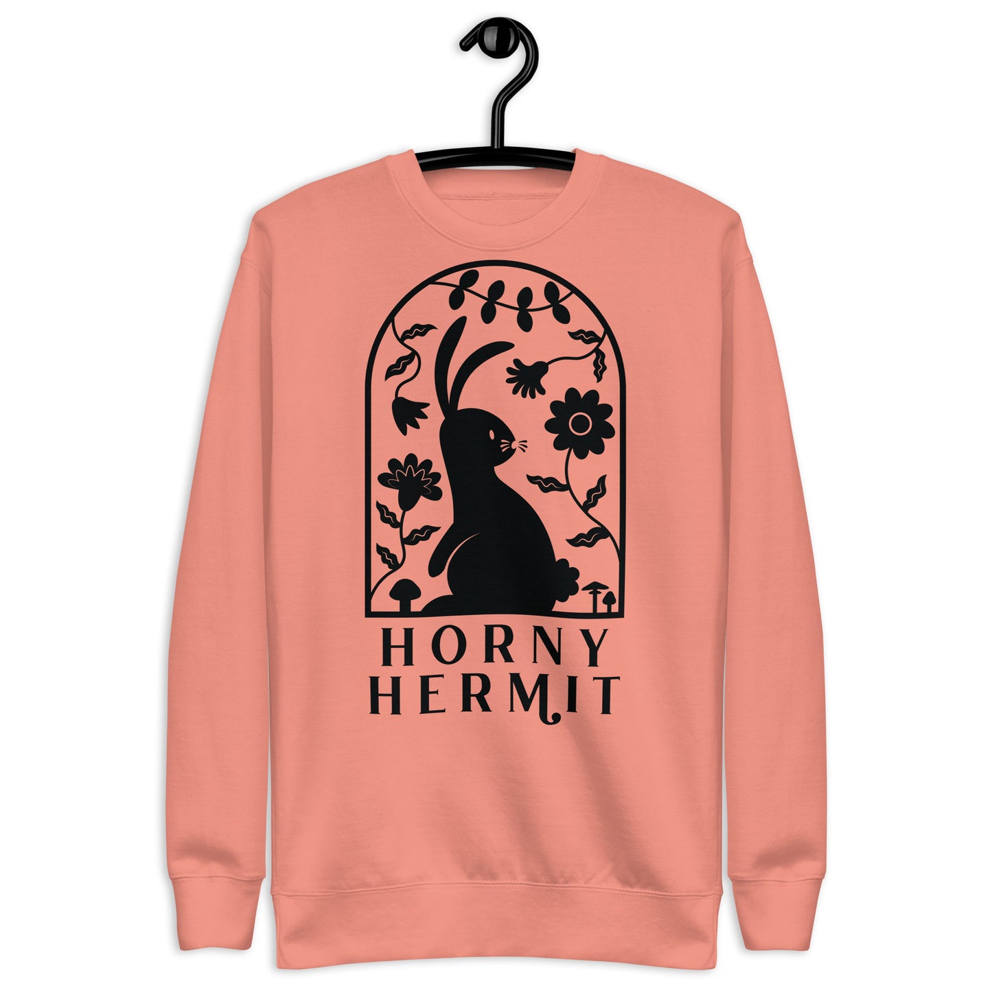 Horny Hermit Stacked Unisex Crew Sweatshirt