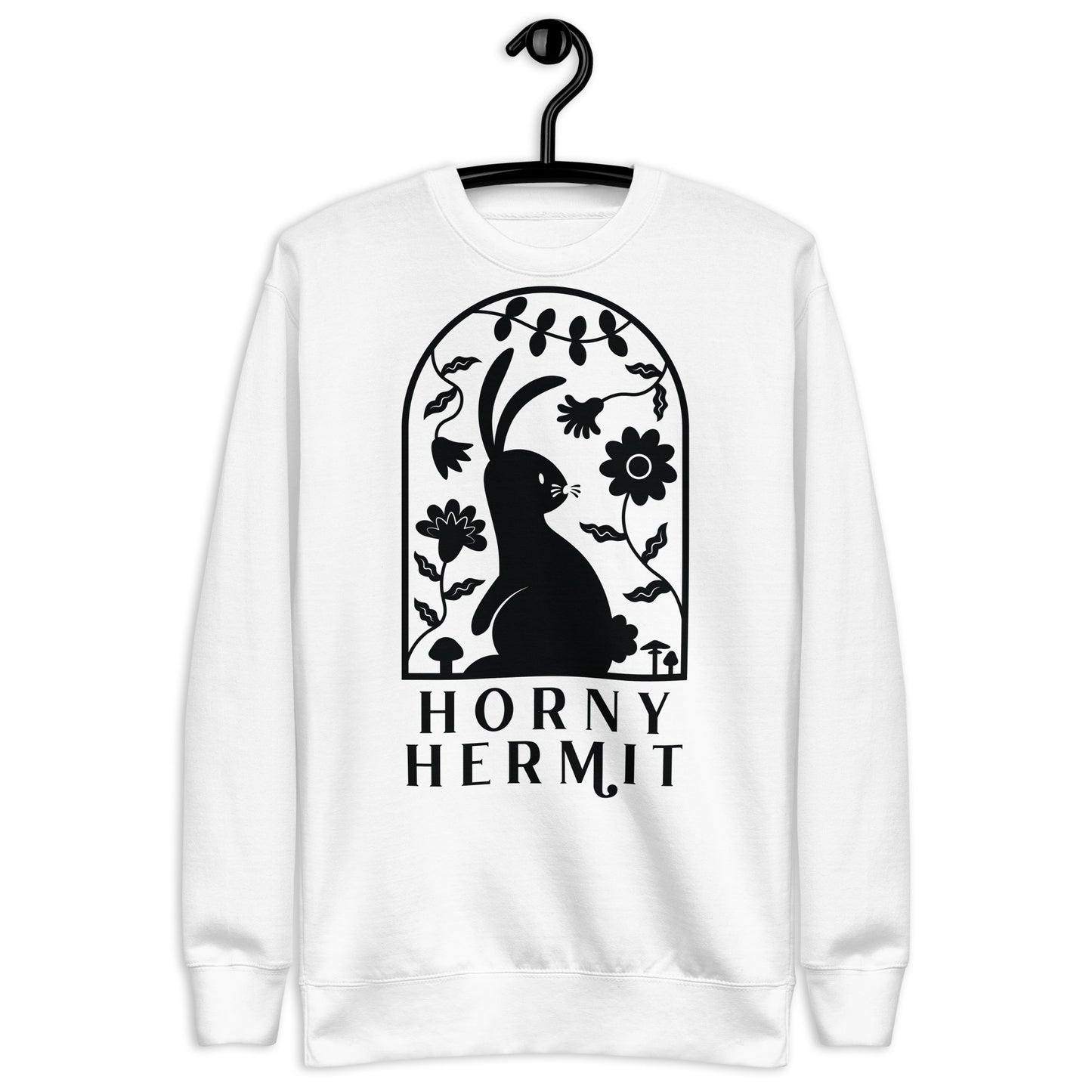 Horny Hermit Stacked Unisex Crew Sweatshirt