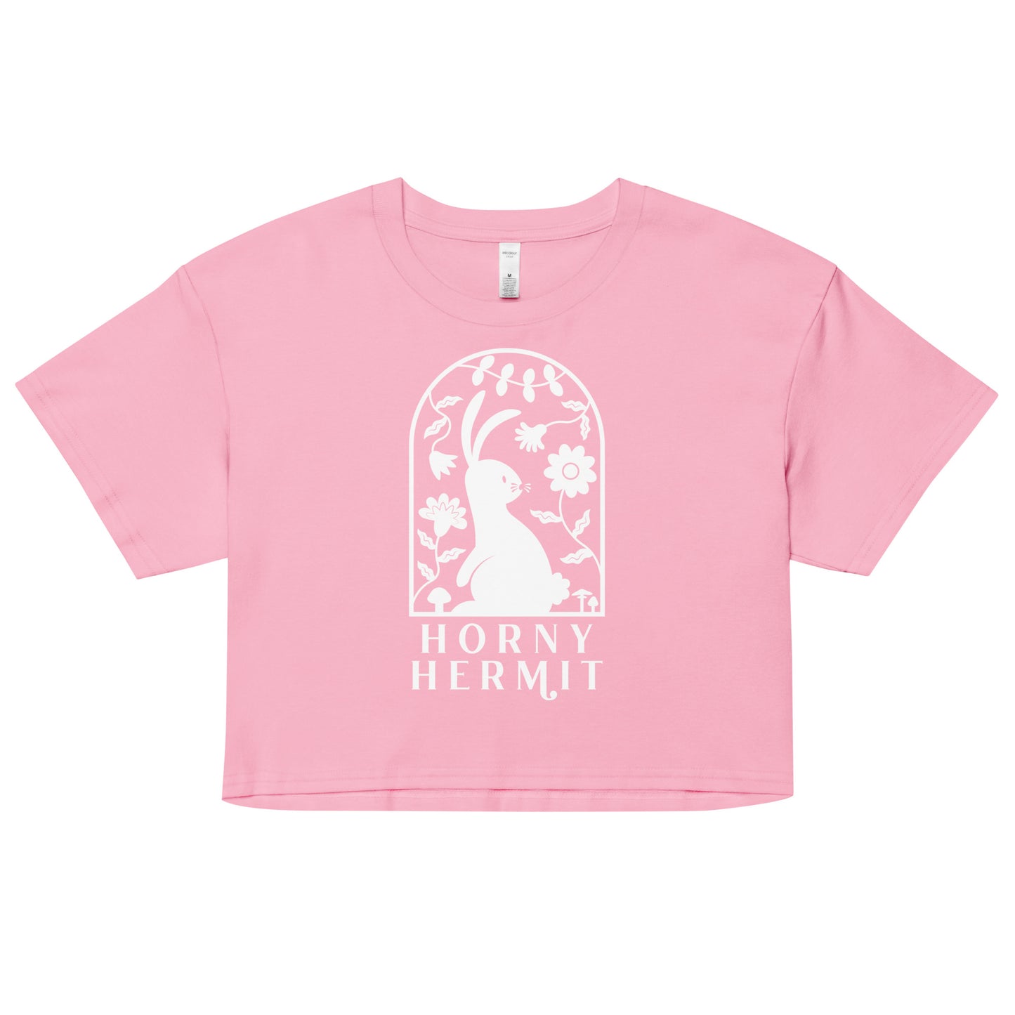 Horny Hermit Stacked Women’s Crop Top