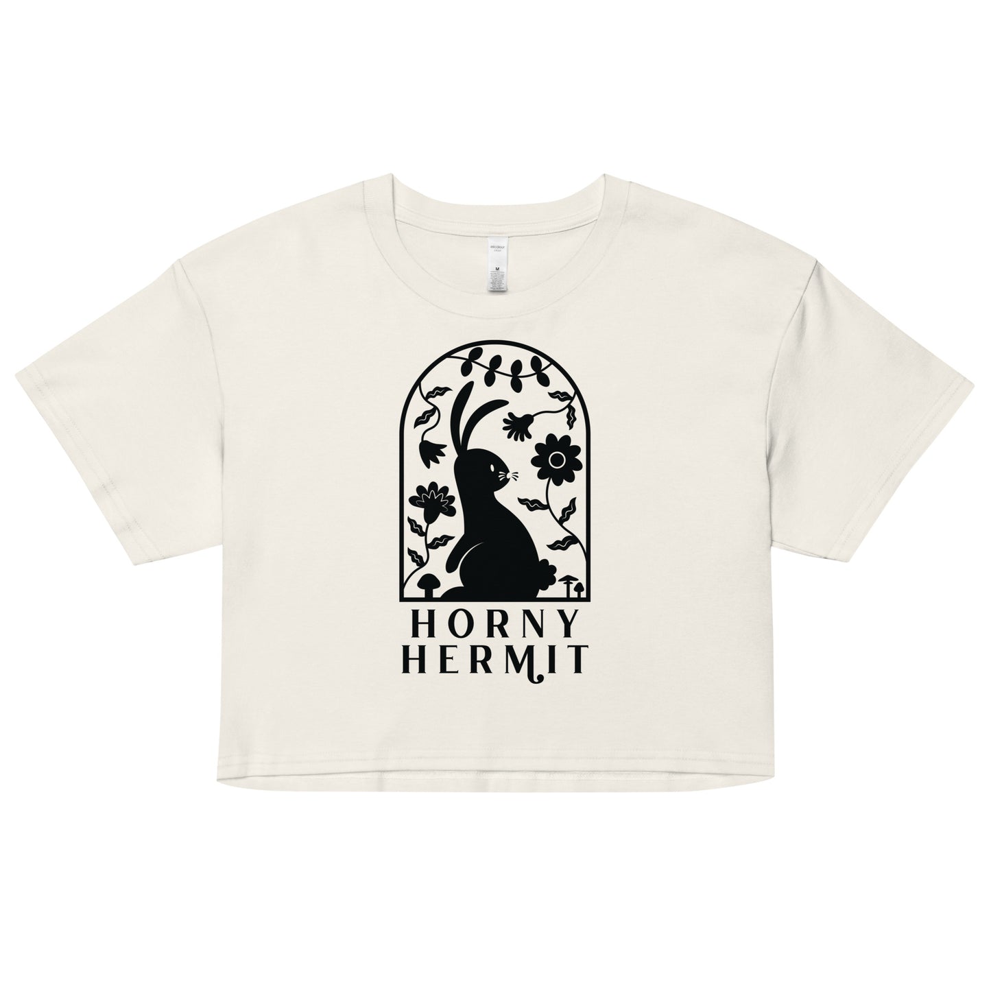 Horny Hermit Stacked Women’s Crop Top