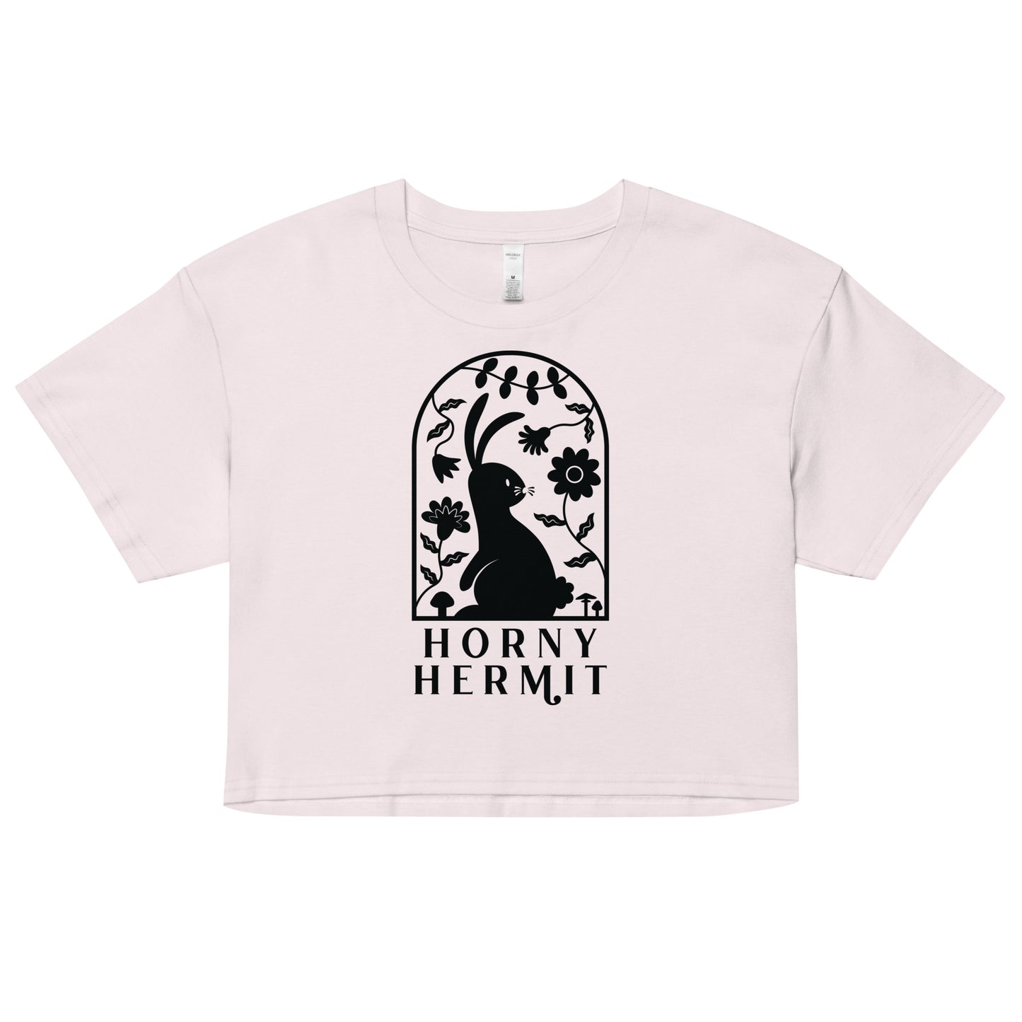 Horny Hermit Stacked Women’s Crop Top