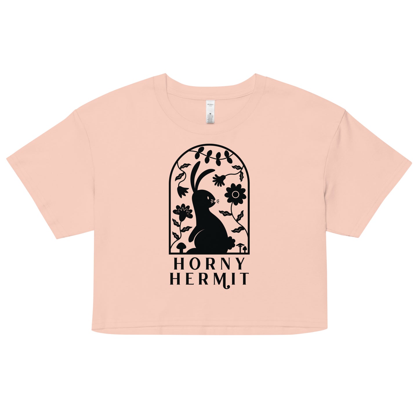 Horny Hermit Stacked Women’s Crop Top