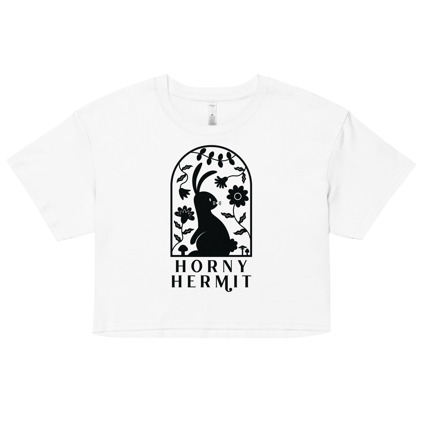 Horny Hermit Stacked Women’s Crop Top